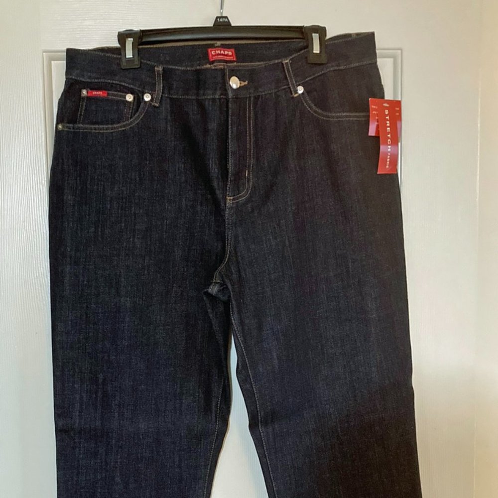 Chap's women's denim jeans, size 14p. NWOT